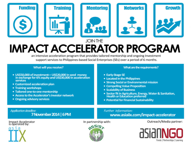 Impact Accelerator launched in the Philippines ASSIST Asia