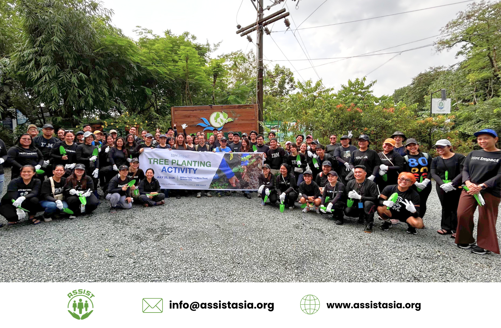 IBM Volunteers Plant 1,000 Native Trees at Million Trees, La Mesa